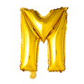 Folienballon Buchstabe M Gold