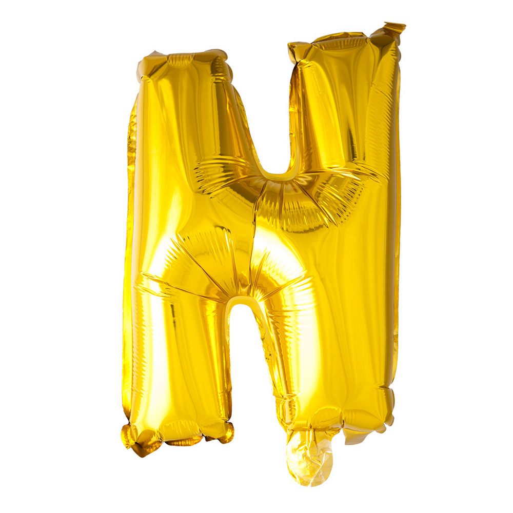 Folienballon Buchstabe N Gold