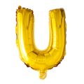 Folienballon Buchstabe U Gold