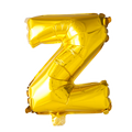 Folienballon Buchstabe Z Gold