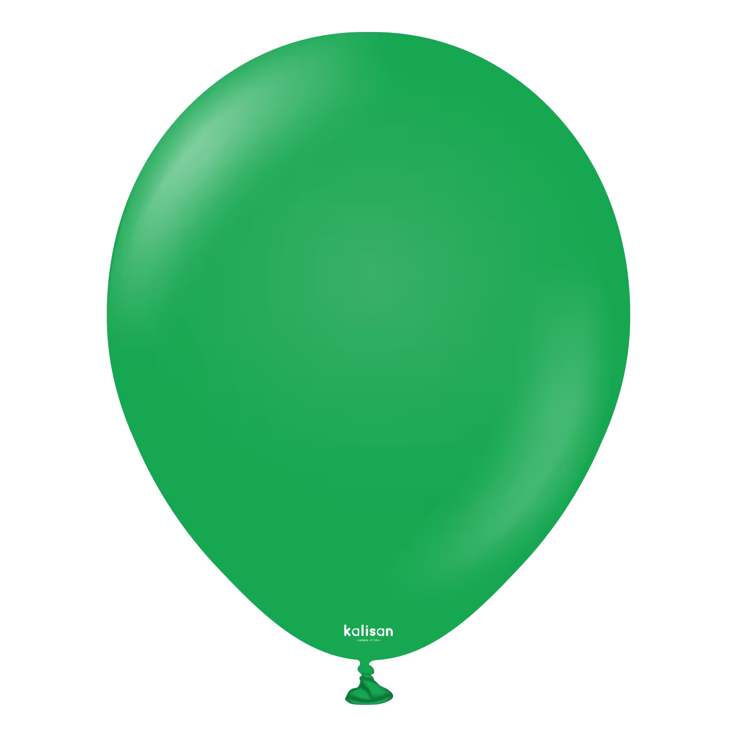 Latexballon Rund Standard Grün – 100 Stk.