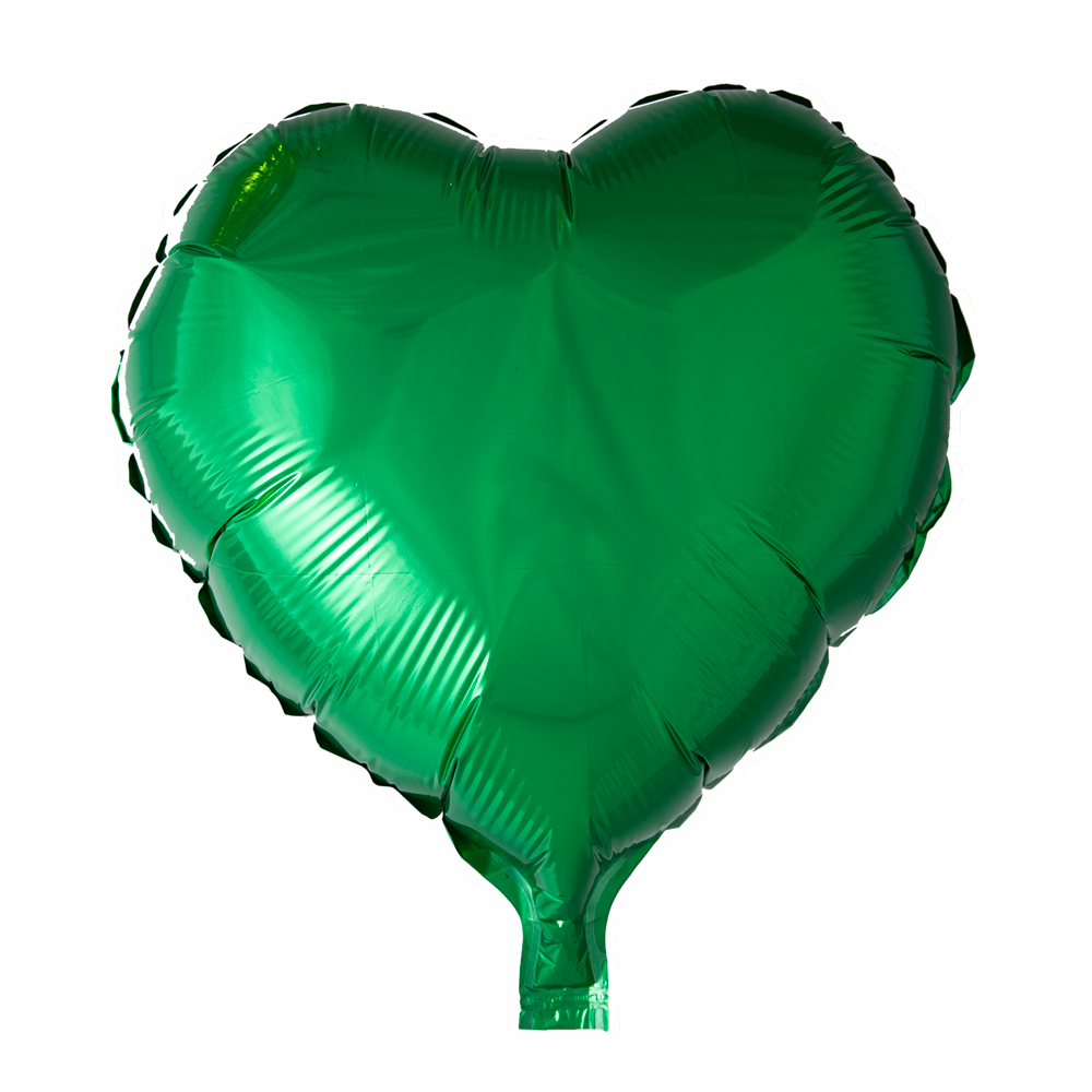 Folienballon Herz Grün