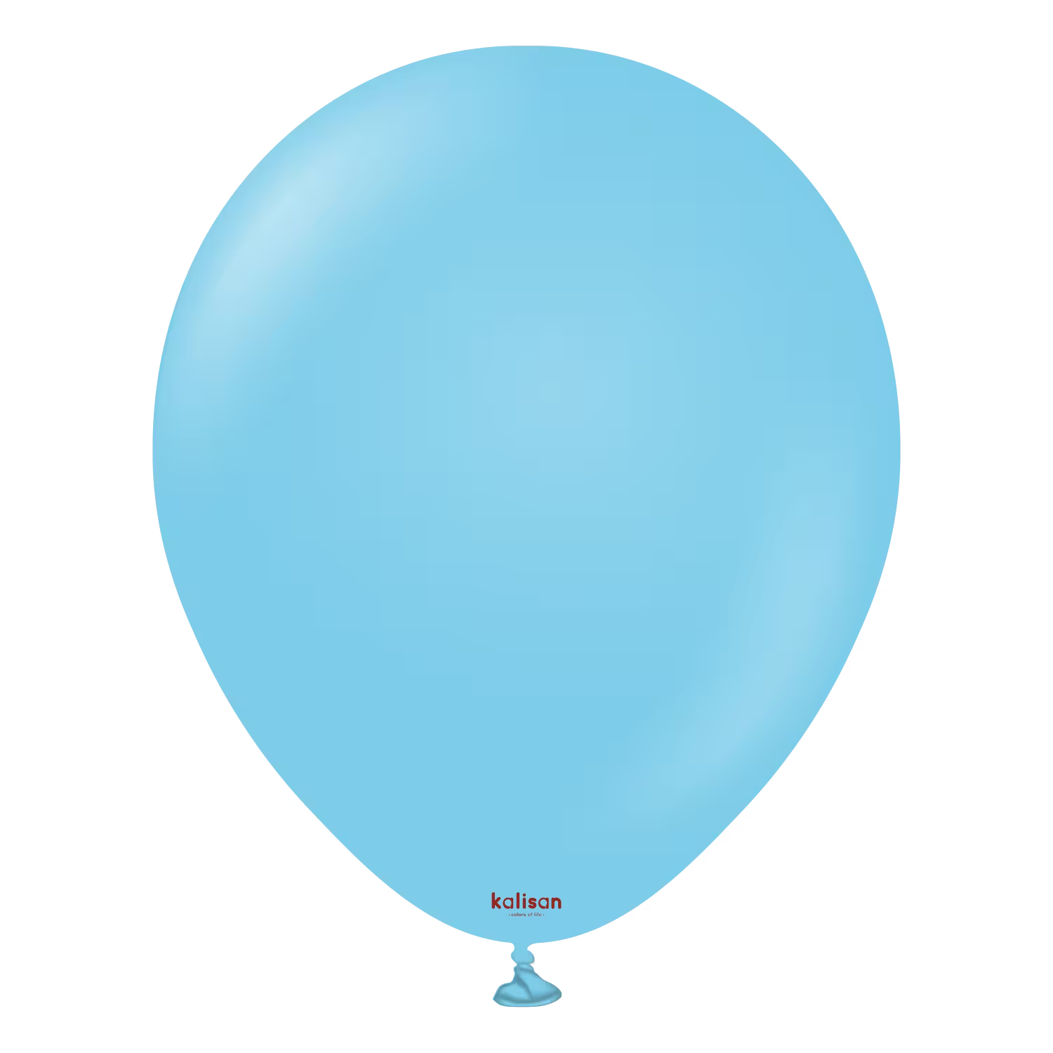 Latexballon Rund Standard Hellblau – 100 Stk.
