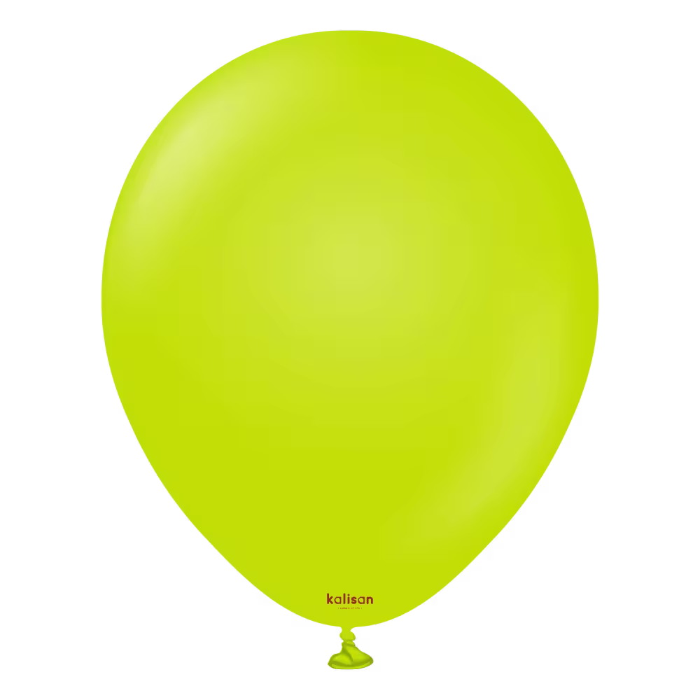 Latexballon Rund Standard Hellgrün – 100 Stk.