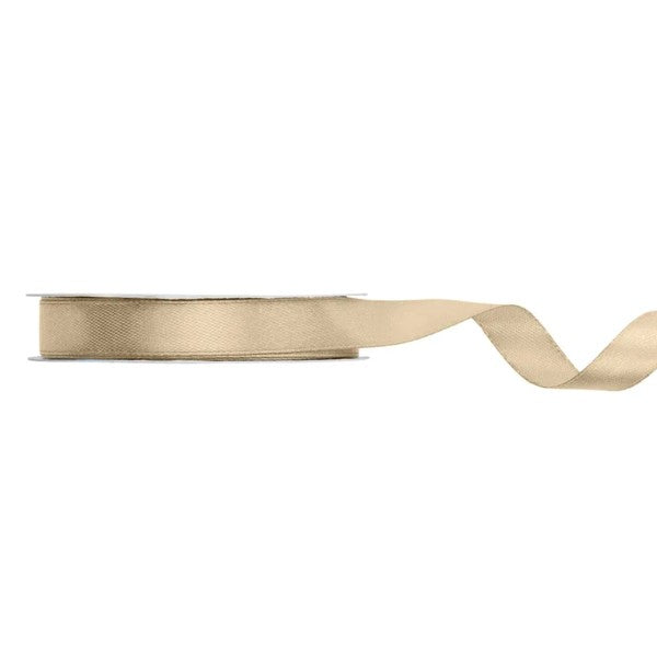 Satinband kühles Gold 25m 12mm breit