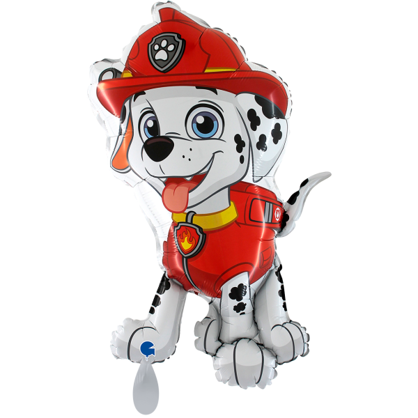 Folienballon PAW Patrol Marshall Feuerwehrhund Rot