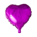 Folienballon Herz Lila