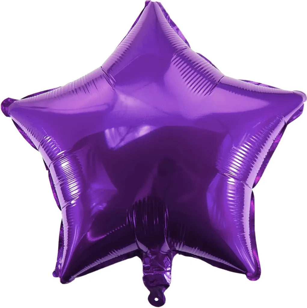 Folienballon Stern Lila