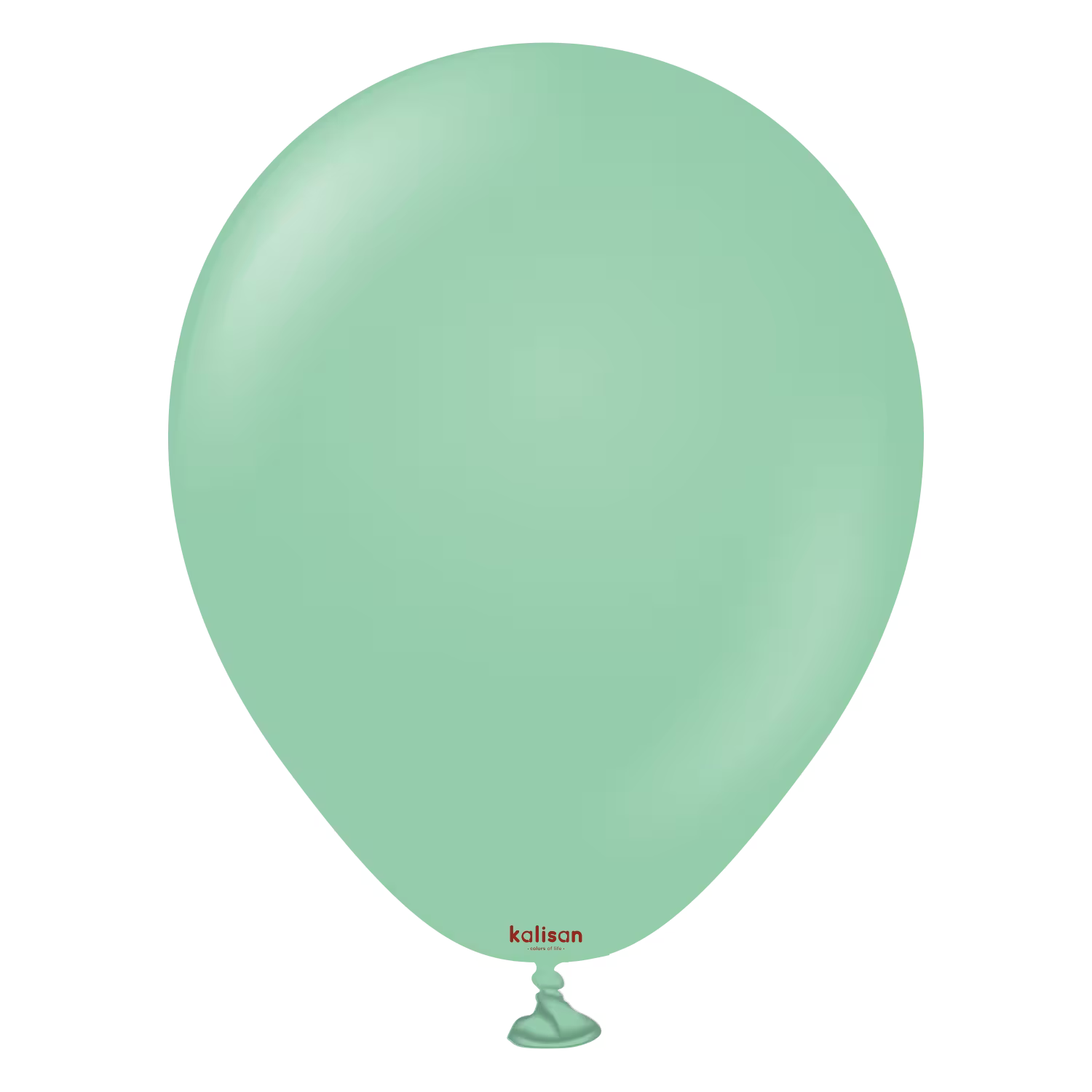 Latexballon Rund Standard Mintgrün – 100 Stk.