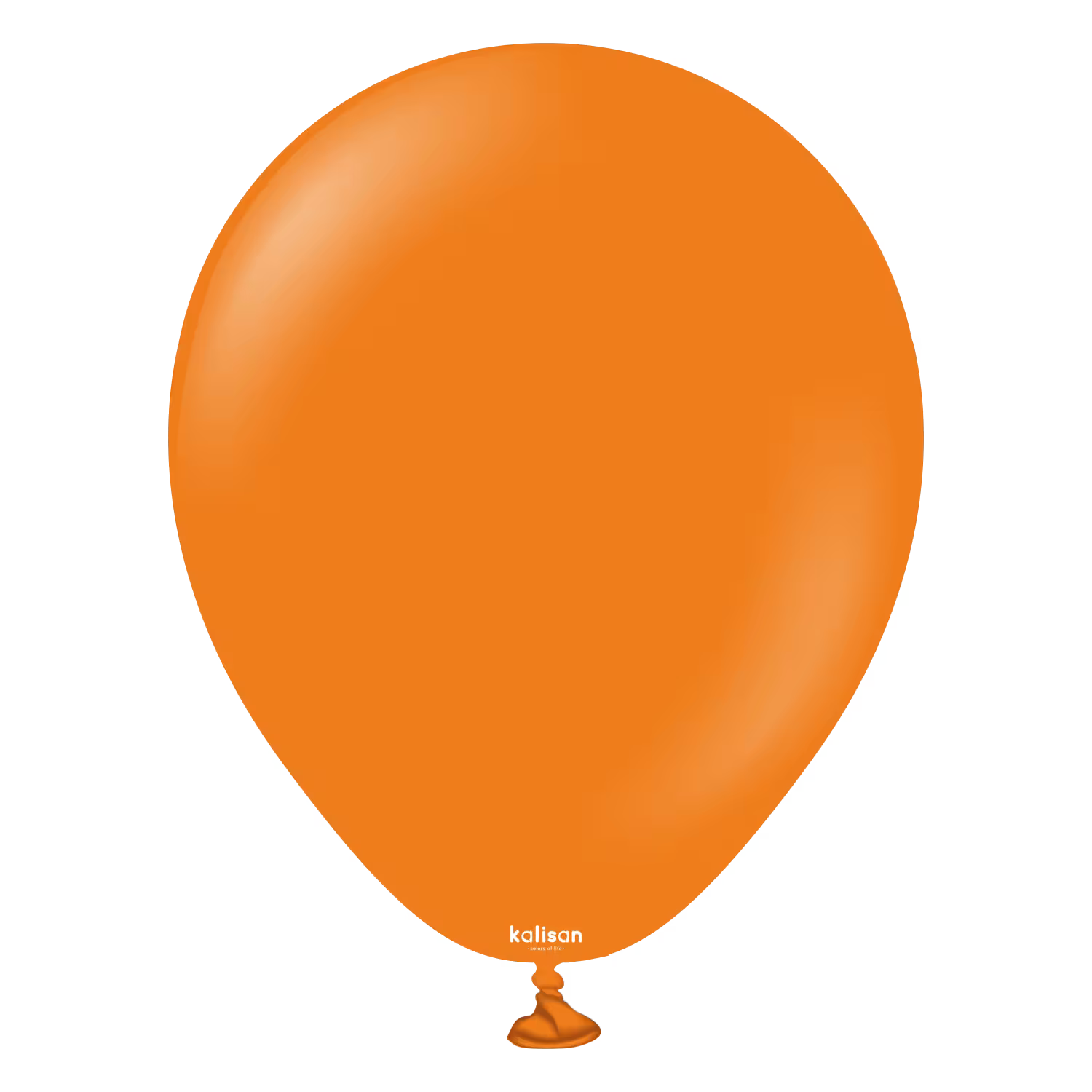 Latexballon Rund Standard Orange – 100 Stk.