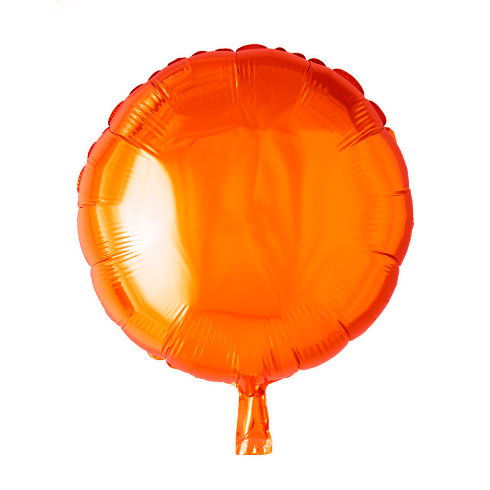 Folienballon Rund Orange