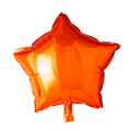 Folienballon Stern Orange