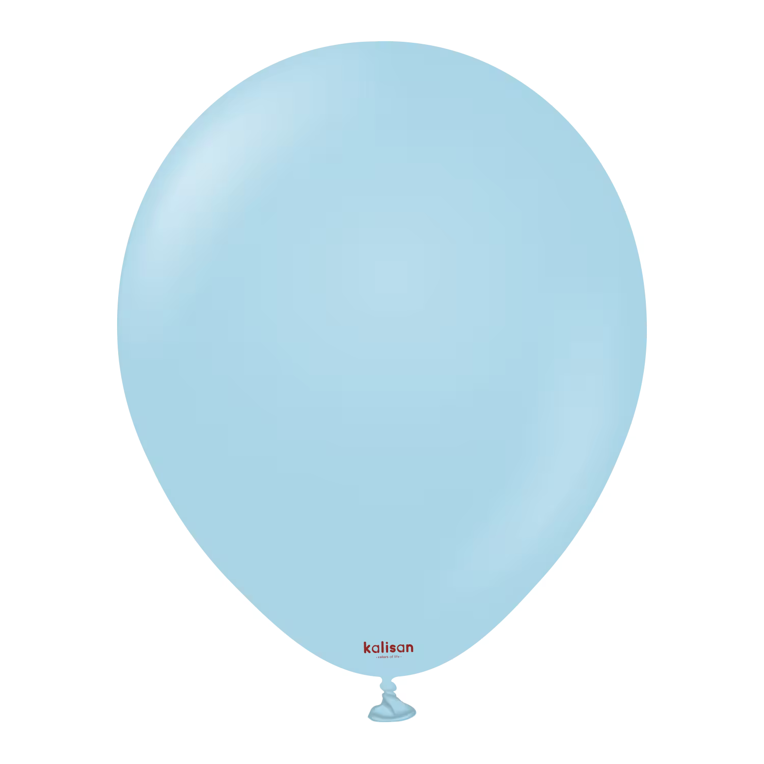 Latexballon Rund Pastell Hellblau – 100 Stk.