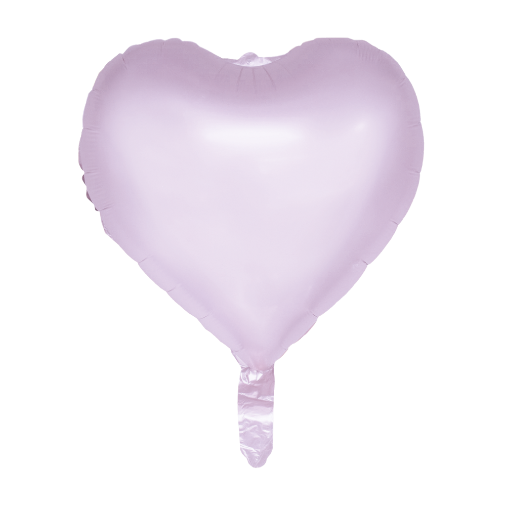 Folienballon Herz Pastell Flieder
