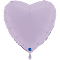Folienballon Herz Pastell Flieder
