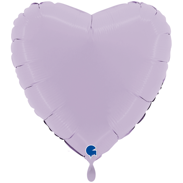 Folienballon Herz Pastell Flieder