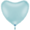 Folienballon Herz Pastell Hellblau