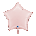 Folienballon Stern Satin Rosa