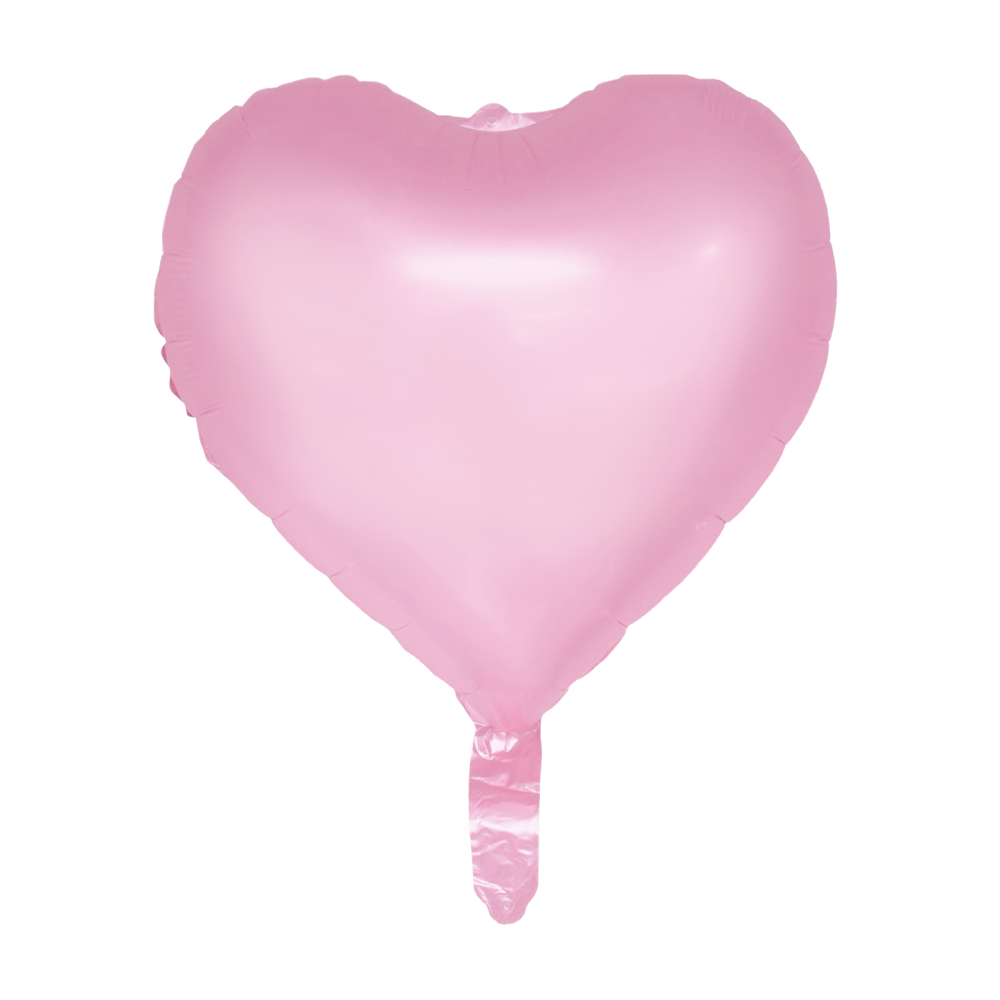 Folienballon Herz Pastell Rosa