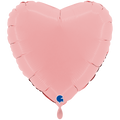Folienballon Herz Pastell Rosa
