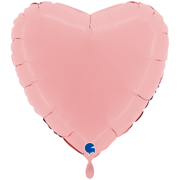 Folienballon Herz Pastell Rosa