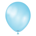 Latexballon Rund Perl Hellblau – 100 Stk.