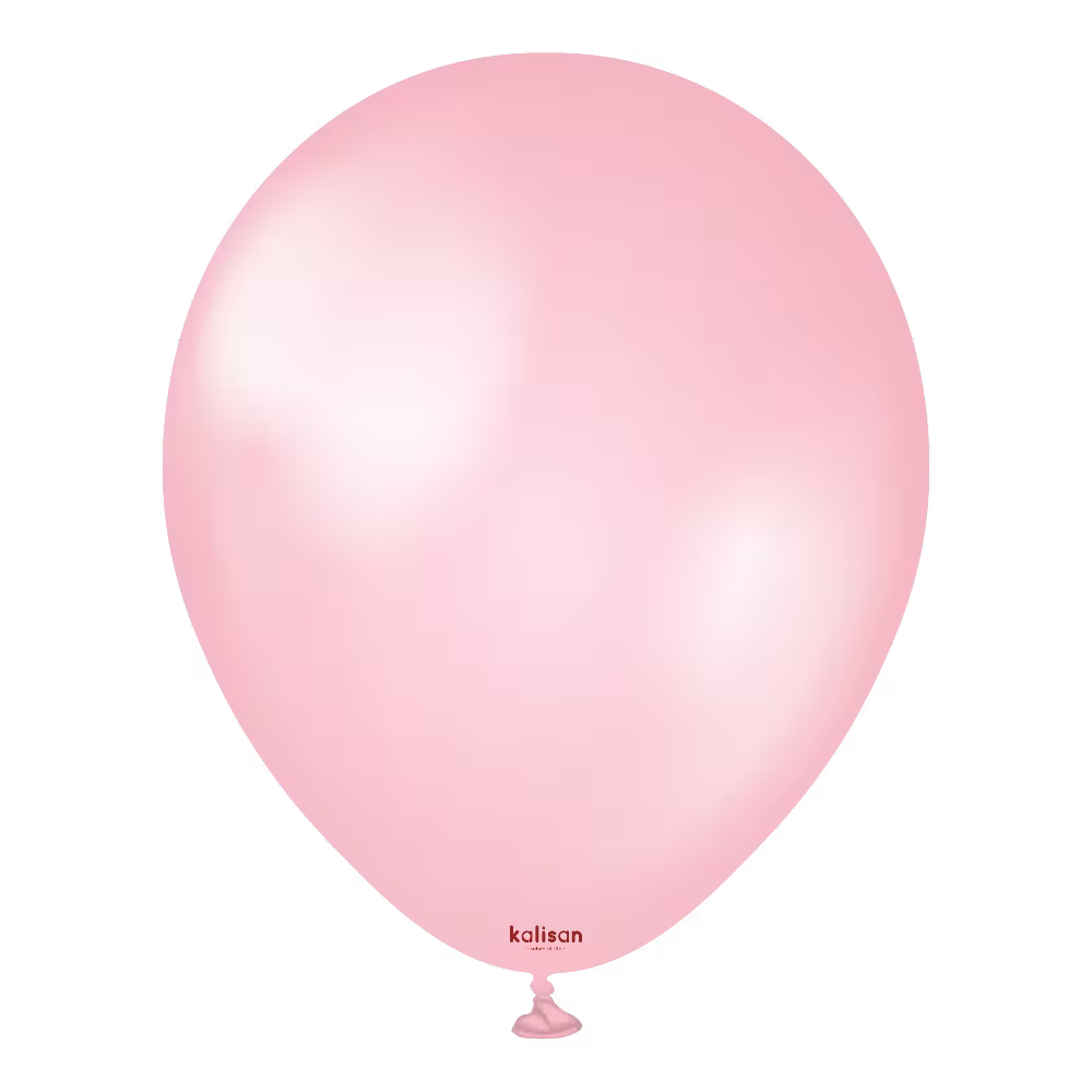 Latexballon Rund Perl Rosa – 100 Stk.
