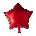 Folienballon Stern Rot