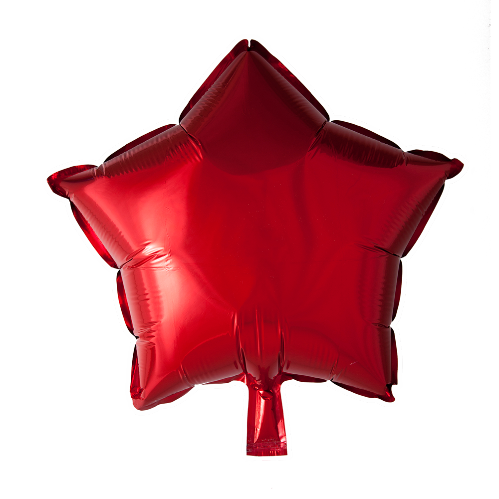 Folienballon Stern Rot