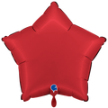Folienballon Stern Satin Rot