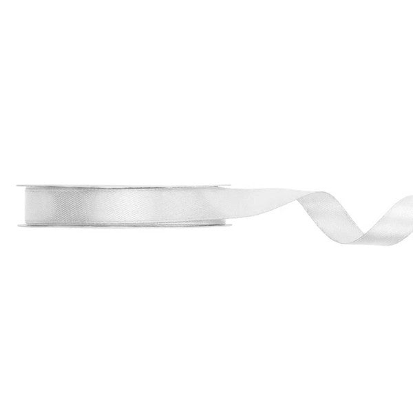Satinband Silber 25m 12mm breit