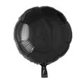 Folienballon Rund Schwarz