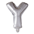 Folienballon Buchstabe Y Silber