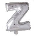 Folienballon Buchstabe Z Silber