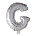 Folienballon Buchstabe G Silber
