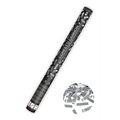 Konfettikanone Metallic Streifen Silber 60cm
