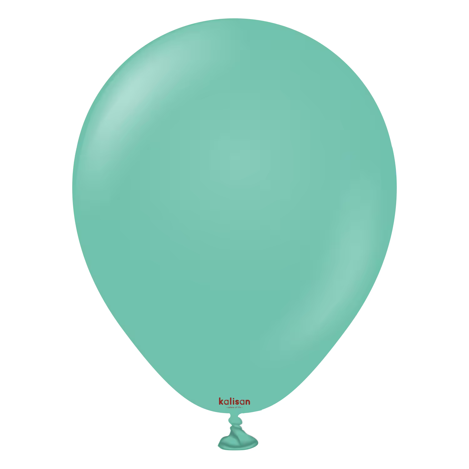 Latexballon Rund Standard Türkis – 100 Stk.