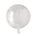 Folienballon Rund Weiß