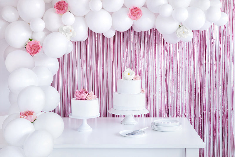 Glittervorhang Rosa 2,5m x 90cm