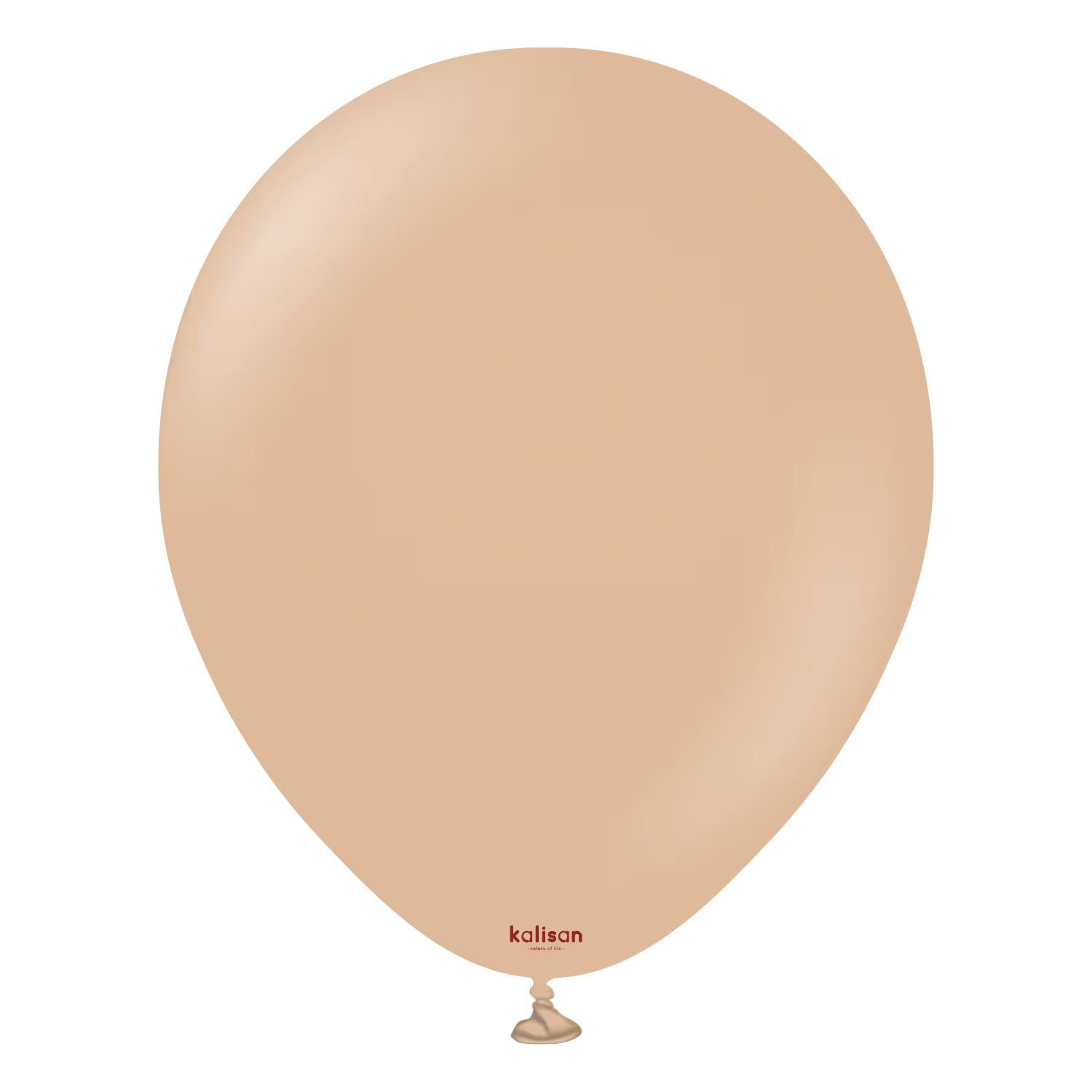 Latexballon Rund Dessert Sand – 100 Stk.