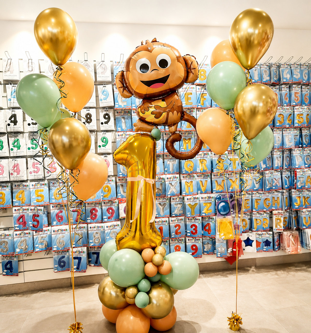 Ballongesteck & Heliumballons