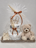 Geschenkset zur Geburt Boho Natur
