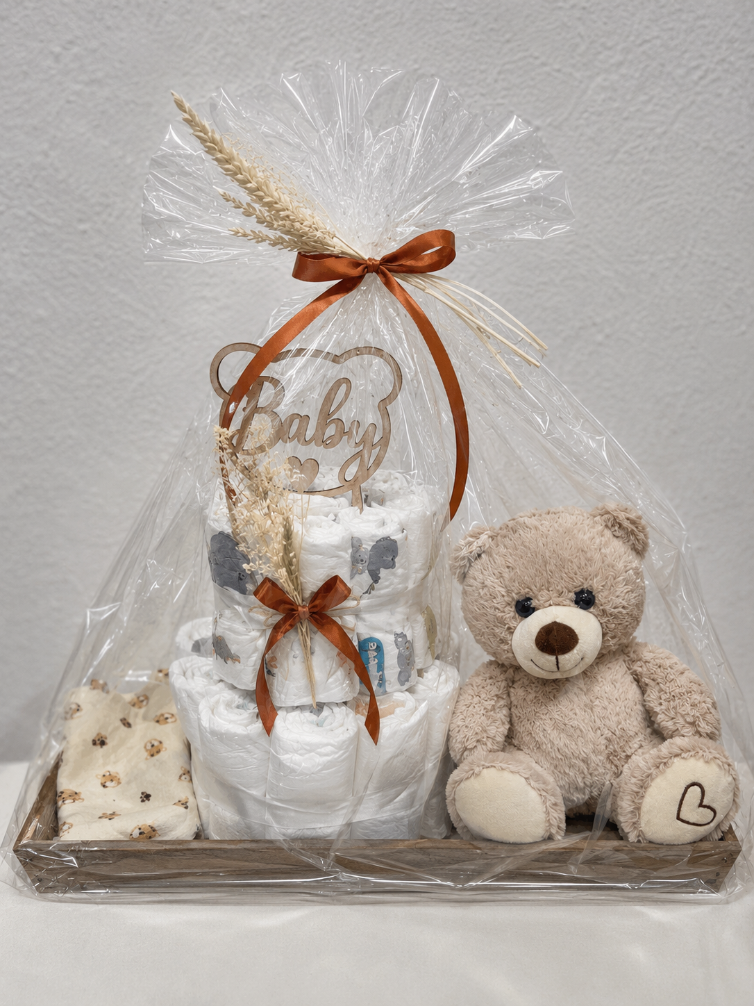 Geschenkset zur Geburt Boho Natur