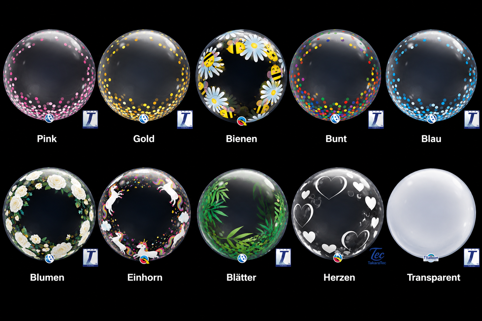 Gefüllter Bubble Ballon
